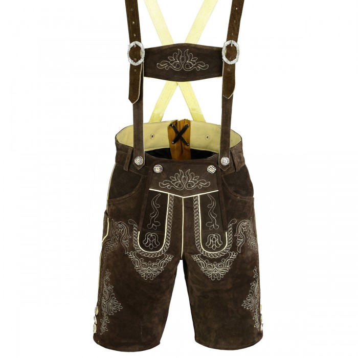 Traditional Bavarian Lederhosen Shorts